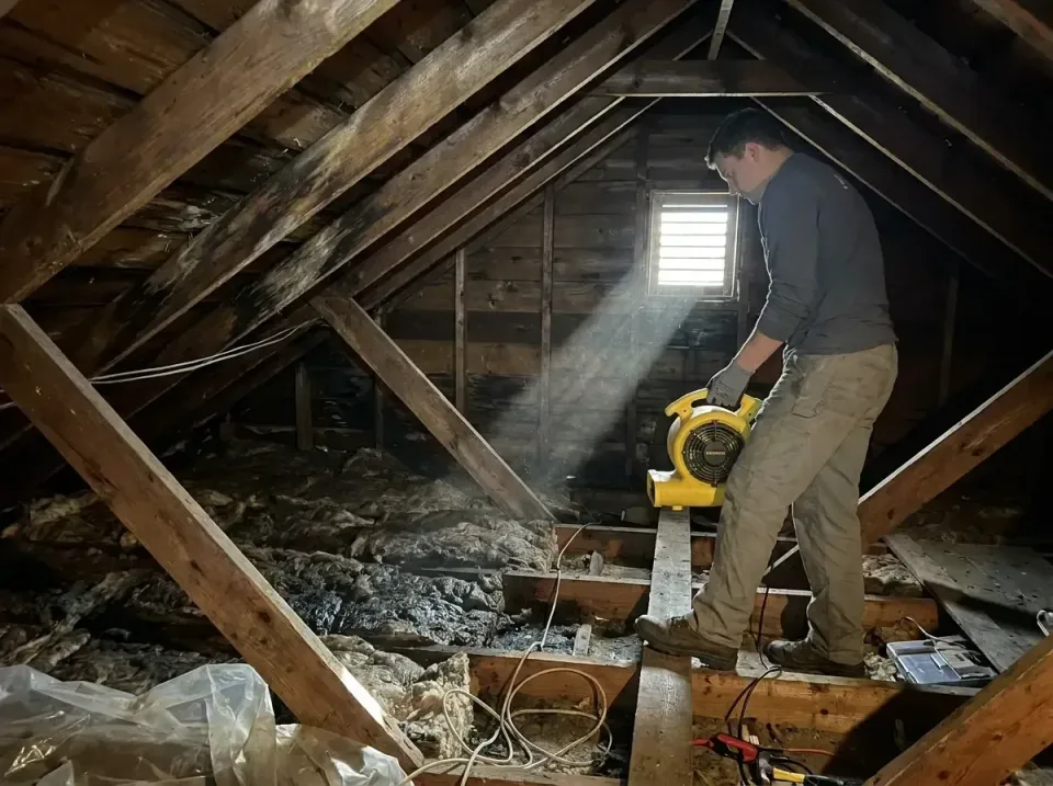 attic-water-damage-drying-proc-007 — frequently asked questions, Emergency Water Extraction & 24/7 Flood Response in Great F…